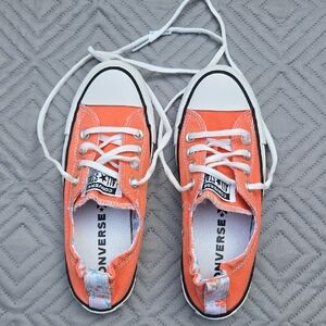Converse Orange and White Women's Sneakers